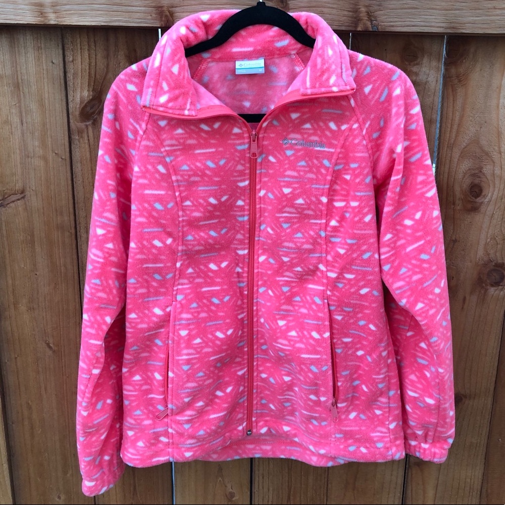 Pink women’s Columbia fleece